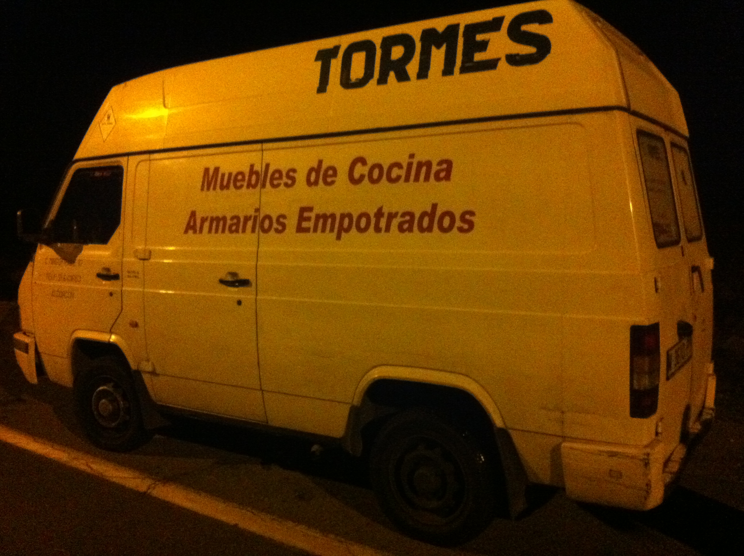 Furgoneta original Cocinas Tormes